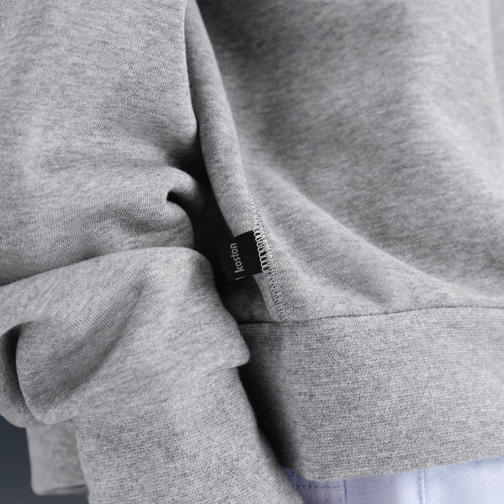 NIKE SB X KOSTON FLEECE CREWNECK GREY HEATHER - Image 5