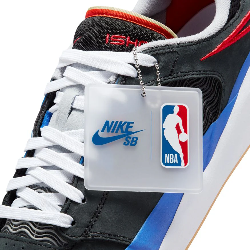 NIKE SB x NBA ISHOD PRM BLACK / UNIVERSITY RED-HYPER ROYAL - Image 2