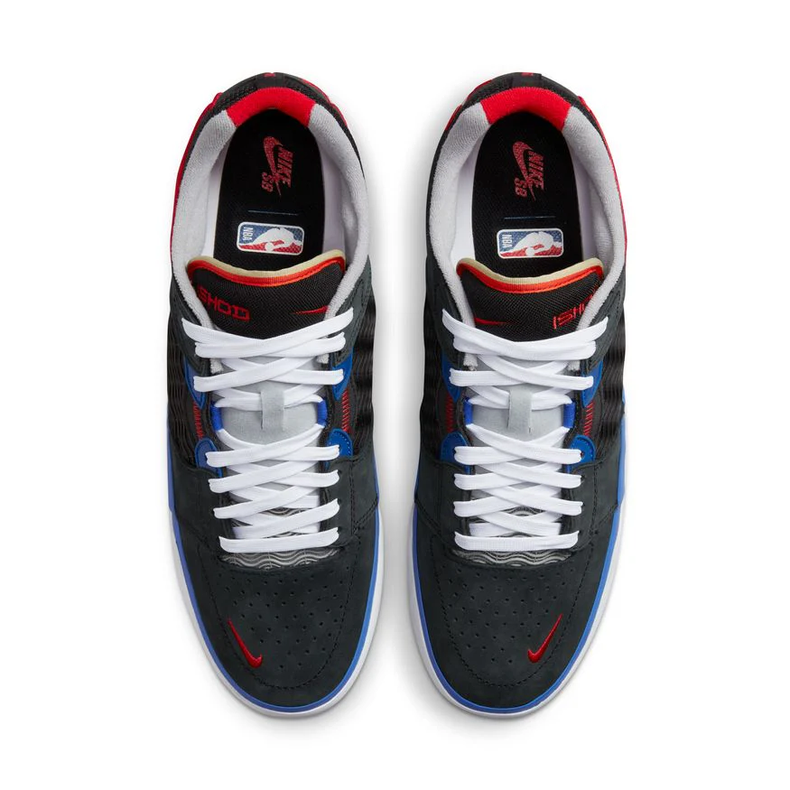NIKE SB x NBA ISHOD PRM BLACK / UNIVERSITY RED-HYPER ROYAL - Image 6