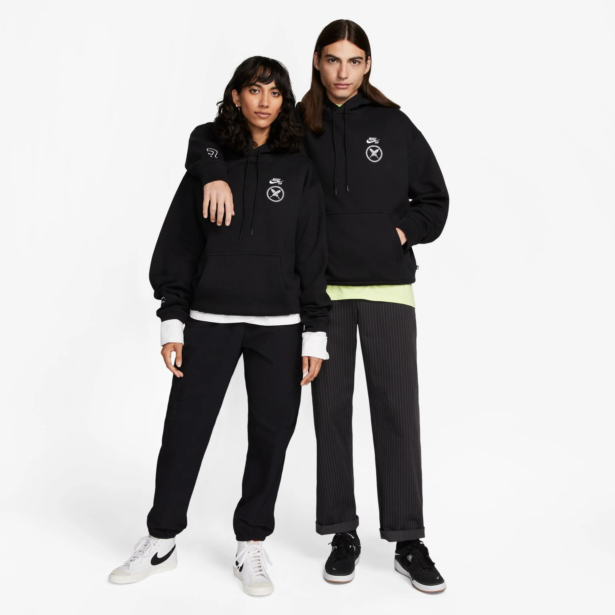 NIKE SB YUTO FLEECE HOODIE BLACK