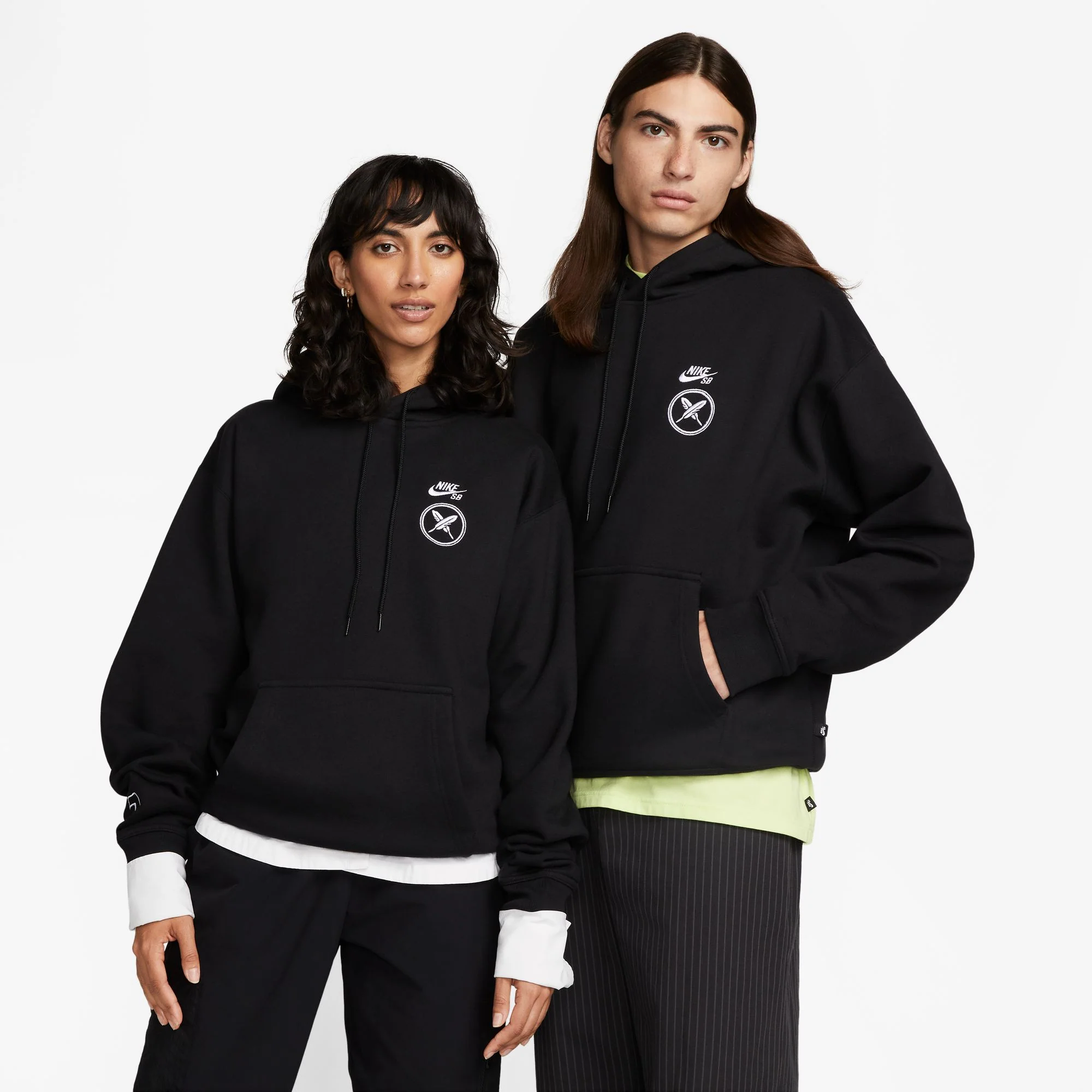 NIKE SB YUTO FLEECE HOODIE BLACK - Image 4