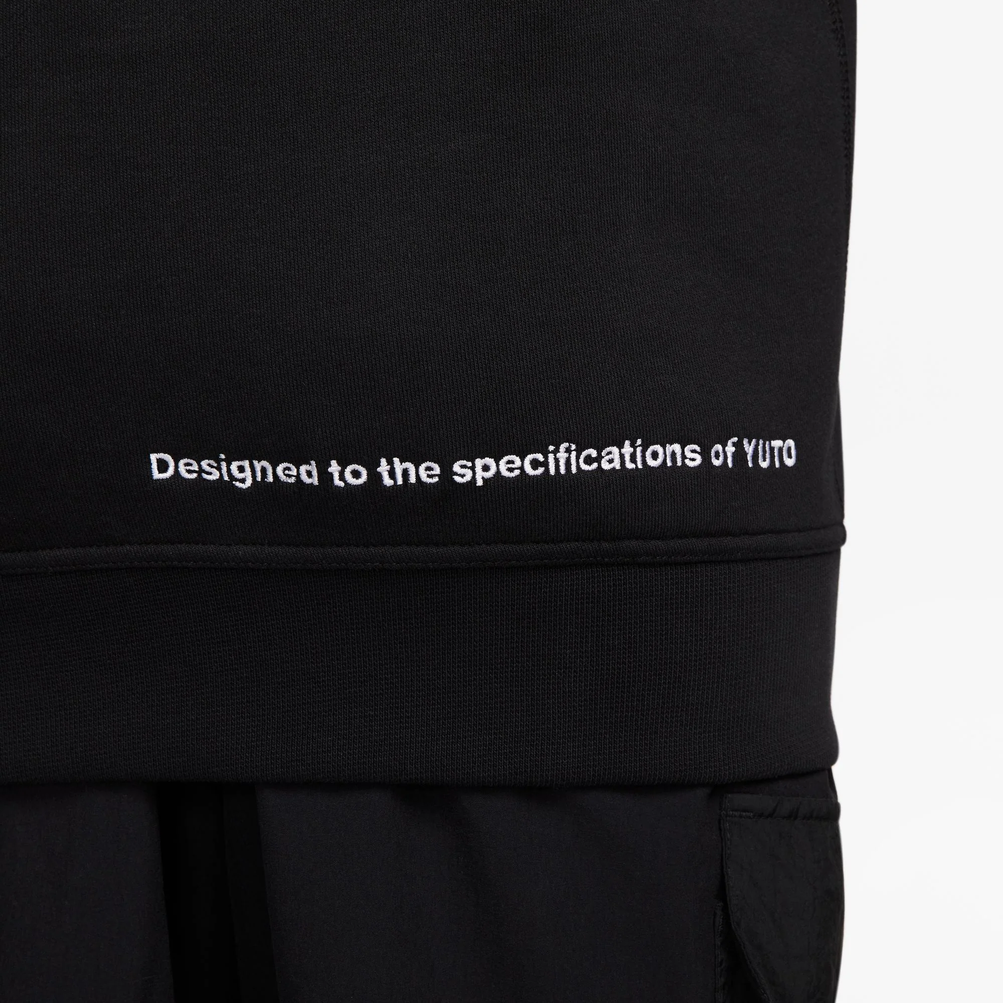 NIKE SB YUTO FLEECE HOODIE BLACK - Image 5