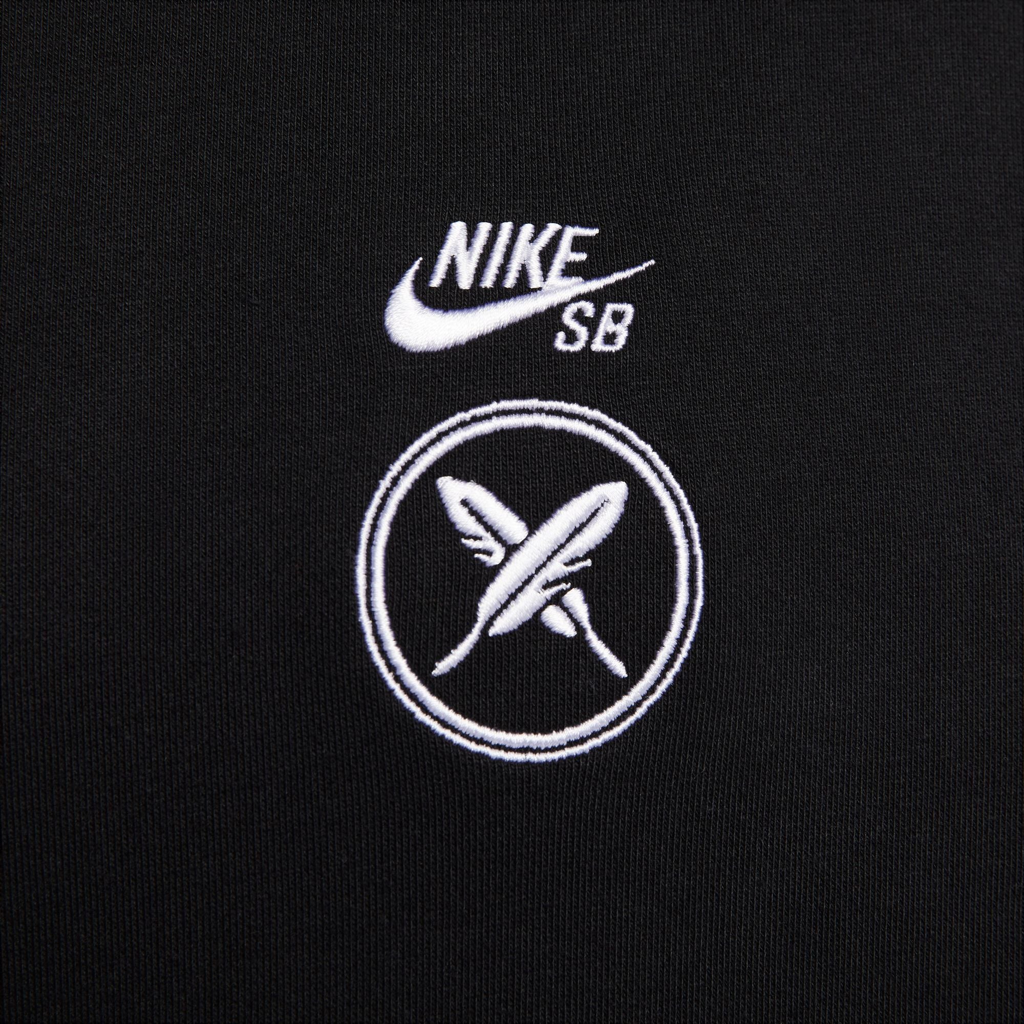 NIKE SB YUTO FLEECE HOODIE BLACK - Image 6