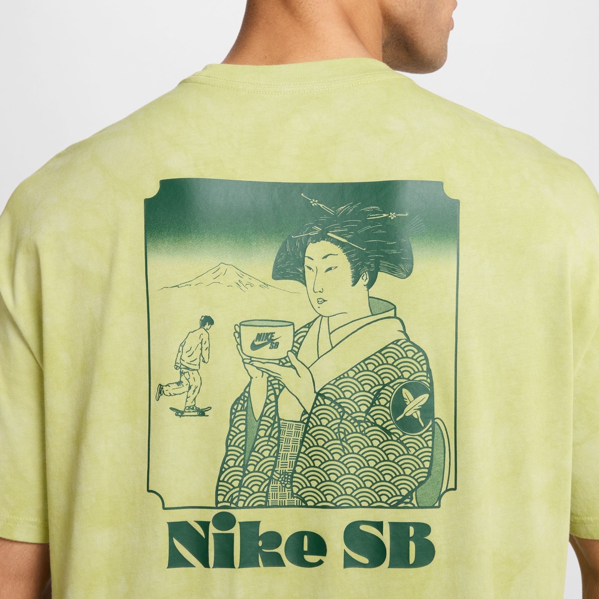 NIKE SB YUTO HORIGOME SKATE TEE OLIVE AURA - Image 2