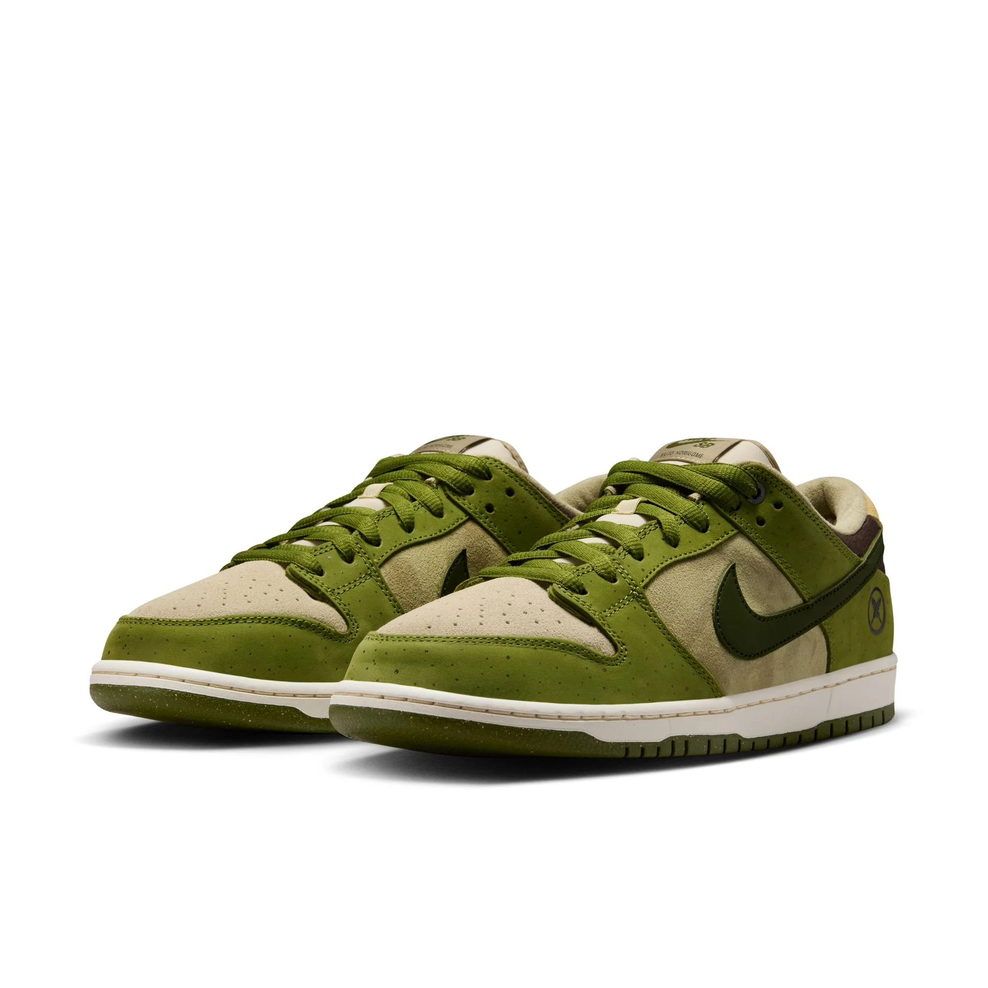NIKE SB YUTO DUNK LOW PRO ASPARAGUS GREEN / LEGION GREEN-LT KHAKI - Image 4