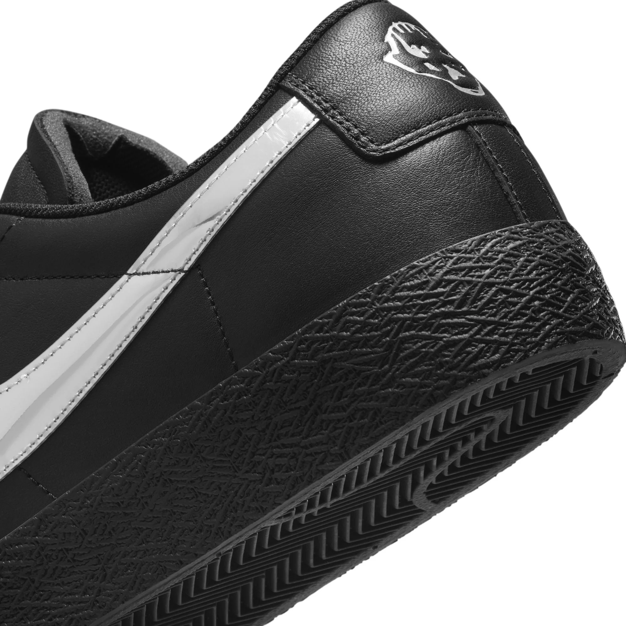 NIKE SB ZOOM BLAZER LOW X DANCER BLACK/METALLIC SILVER-BLACK - Image 10
