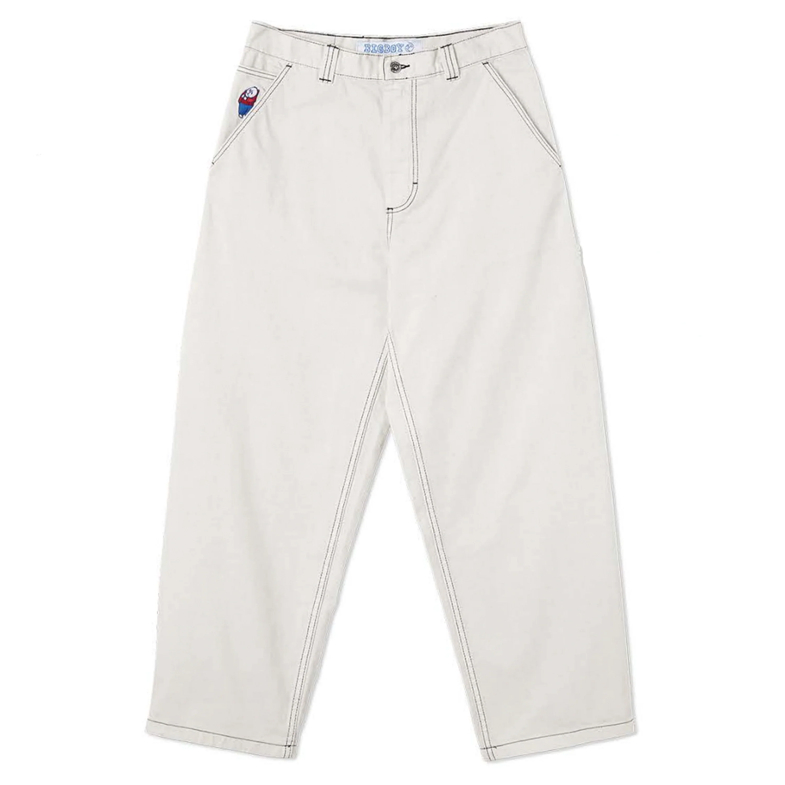 POLAR BIG BOY WORK PANTS WASHED WHITE