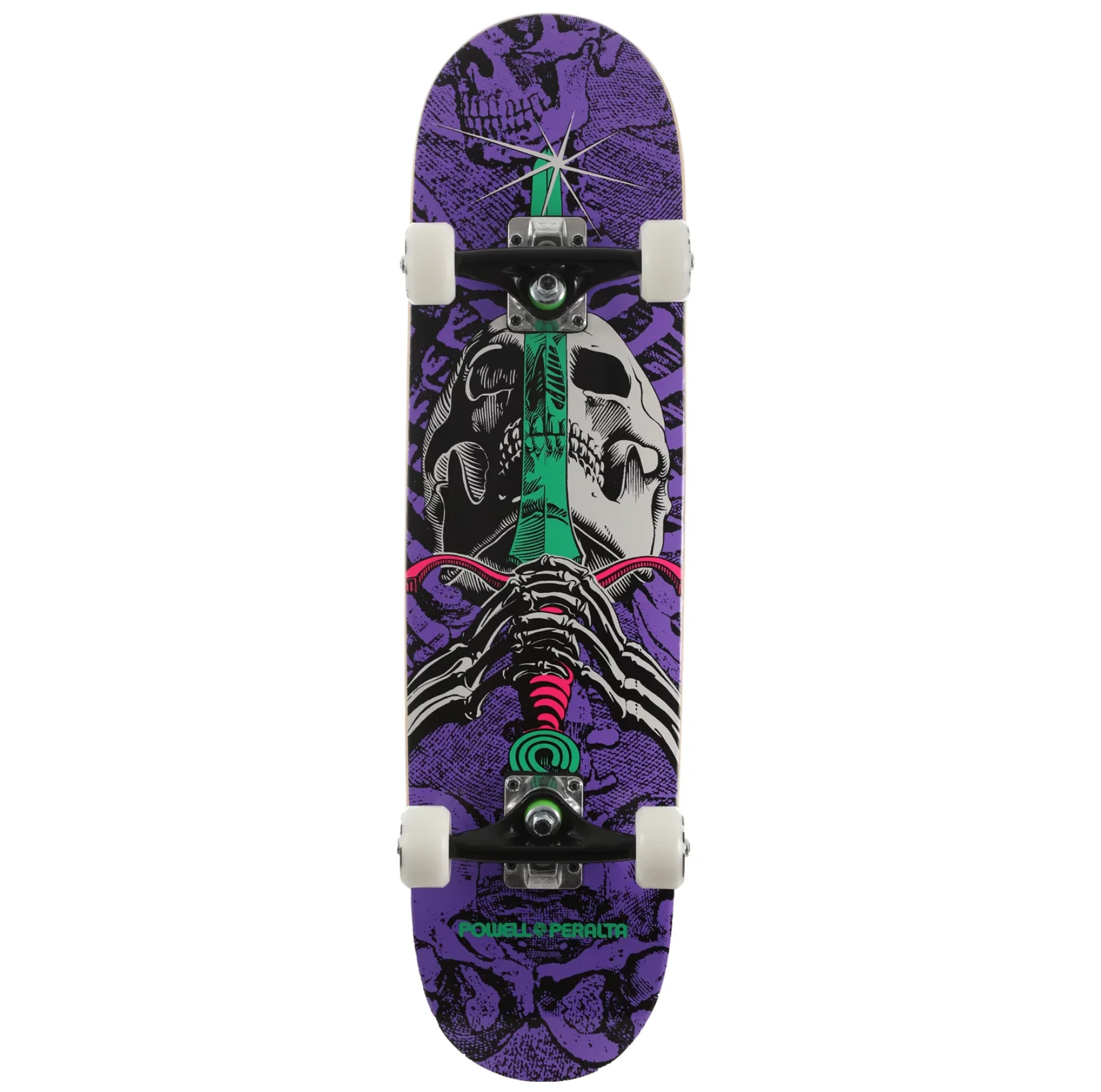 POWELL PERALTA SKULL AND SWORD COMPLETE PURPLE