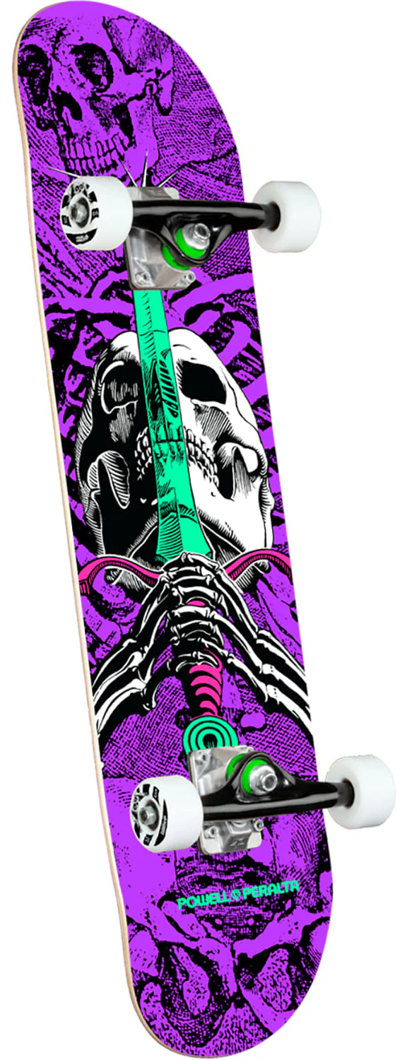 POWELL PERALTA SKULL AND SWORD COMPLETE PURPLE - Image 2