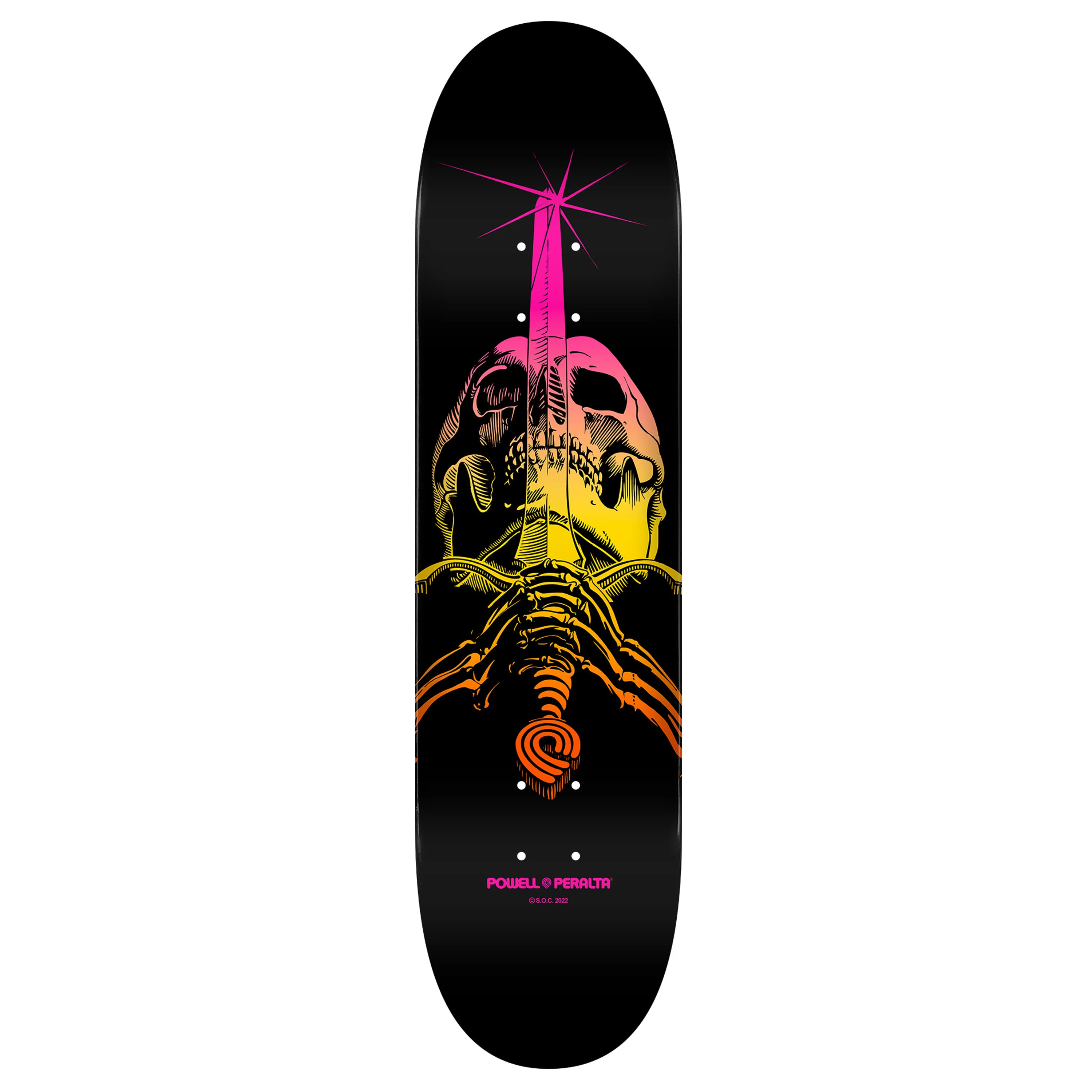 POWELL PERALTA SKULL & SWORD FADE ORANGE