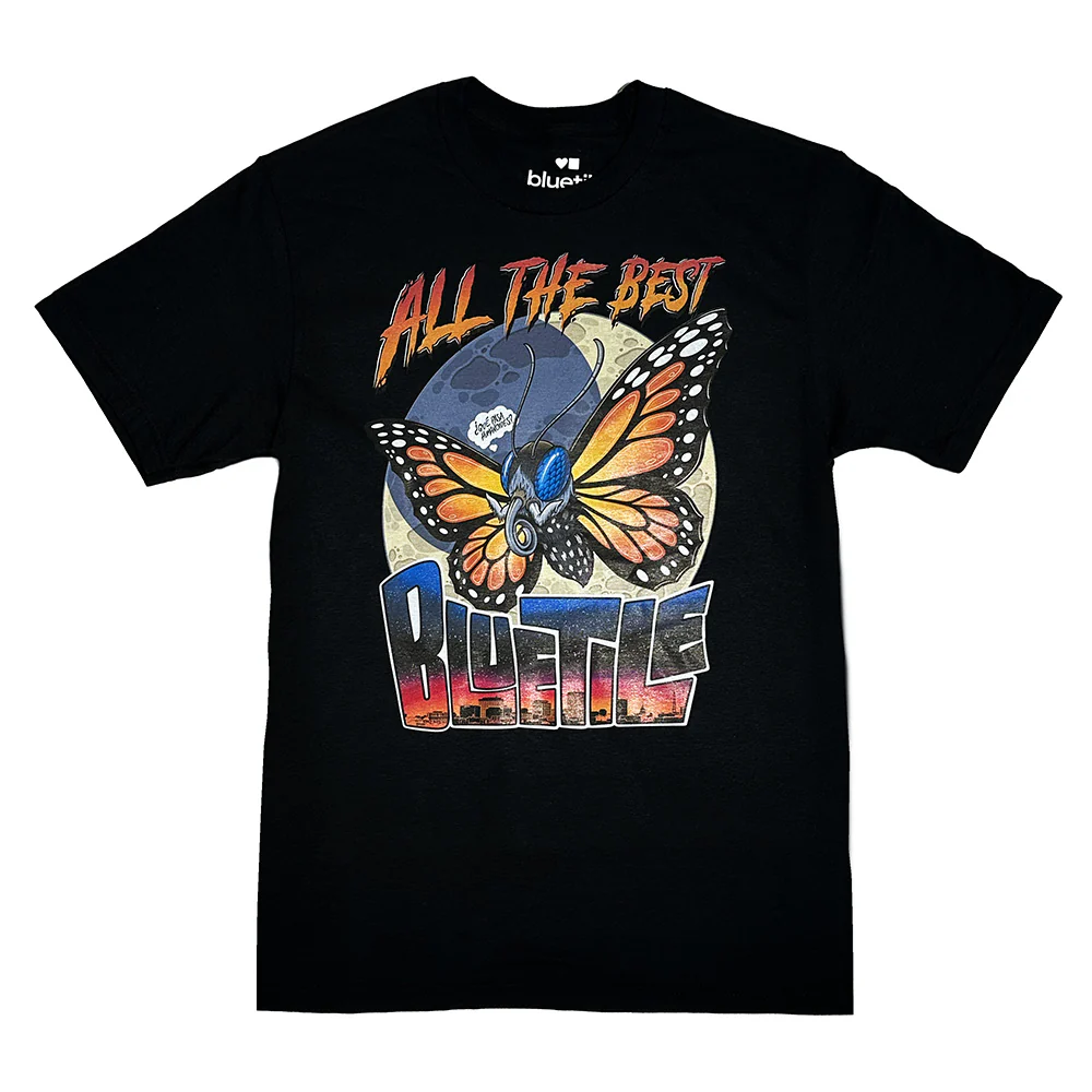 BLUETILE MONARCH SUNSET TEE BLACK