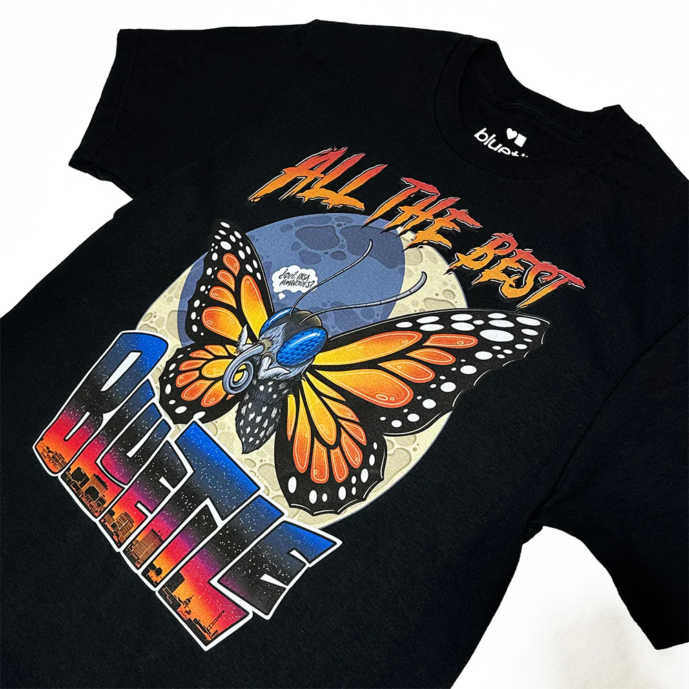 BLUETILE MONARCH SUNSET TEE BLACK - Image 2