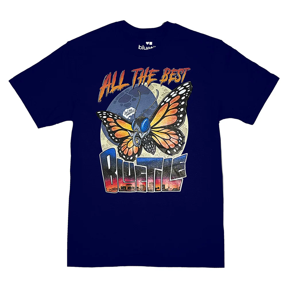 BLUETILE MONARCH SUNSET TEE NAVY