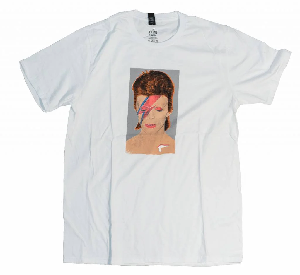 PRIME JASON LEE BOWIE T-SHIRT - WHITE