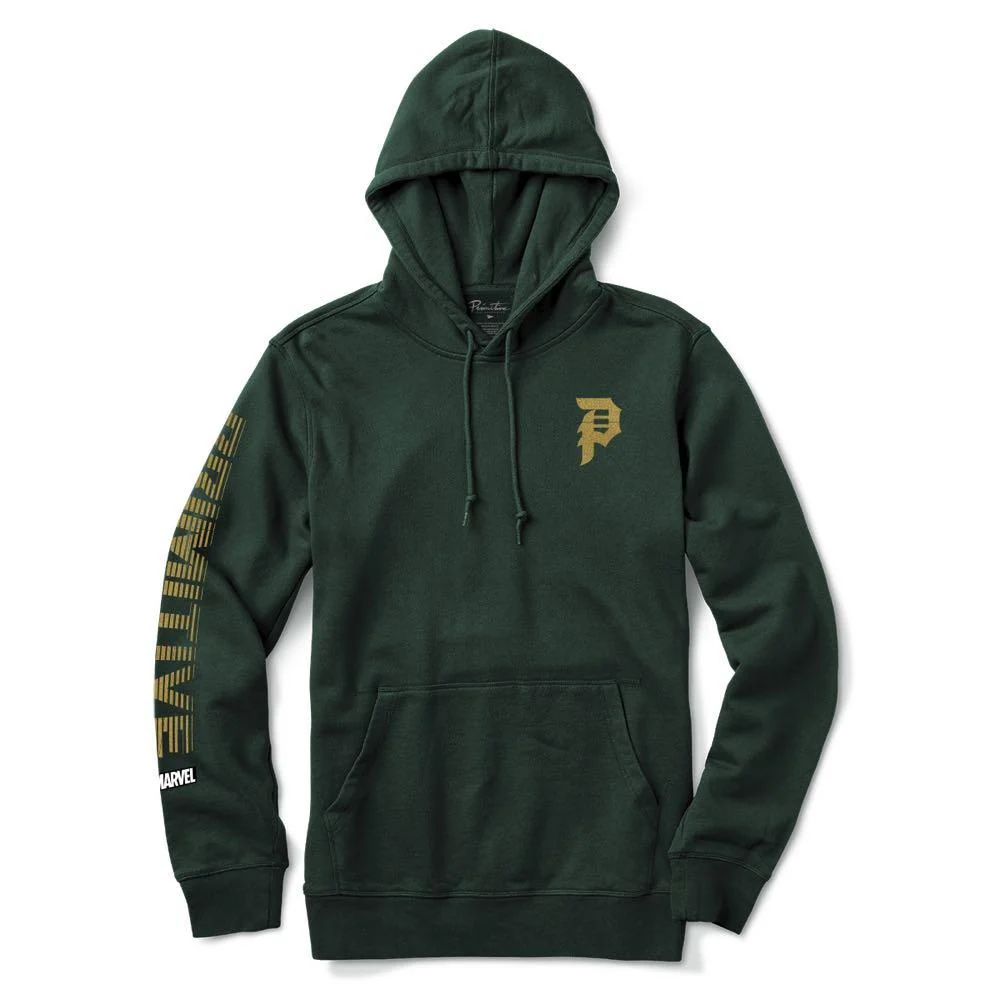 PRIMITIVE DOOM HOODIE DARK GREEN - Image 2