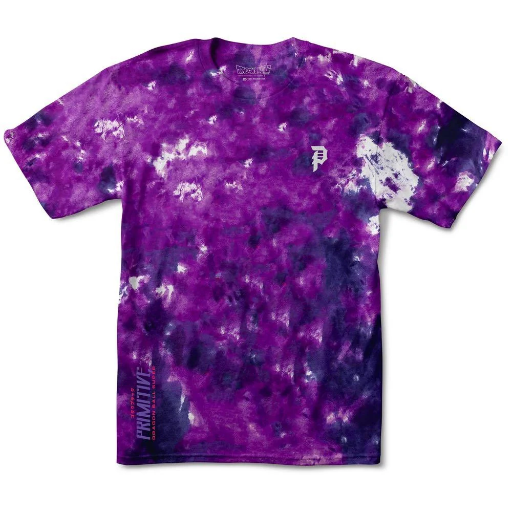 PRIMITIVE GOKU BLACK ROSE WASHED T-SHIRT PURPLE - Image 2