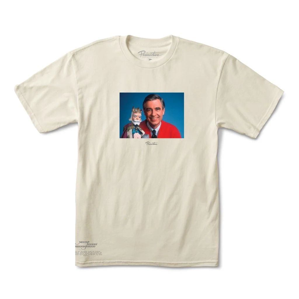 PRIMITIVE MISTER ROGERS T-SHIRT CREAM