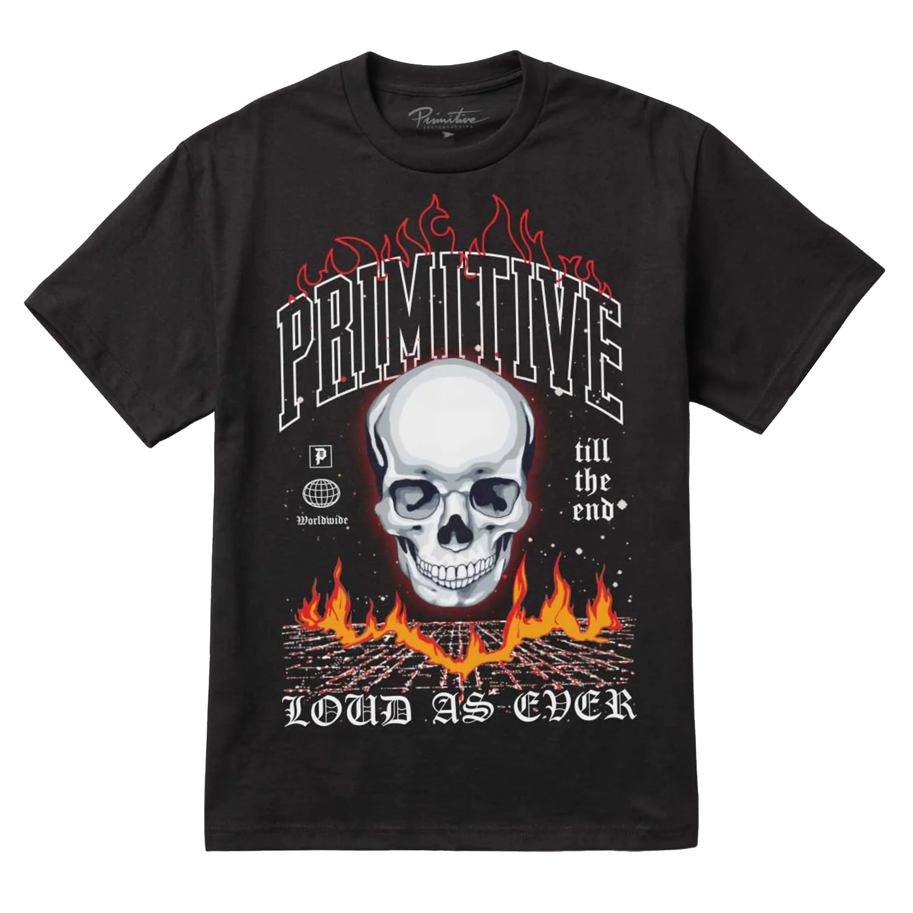 PRIMITIVE SCORCHER TEE BLACK