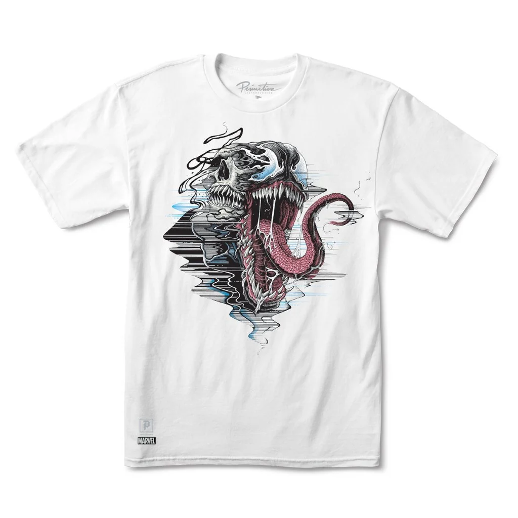 PRIMITIVE VENOM OVERSIZED T-SHIRT WHITE