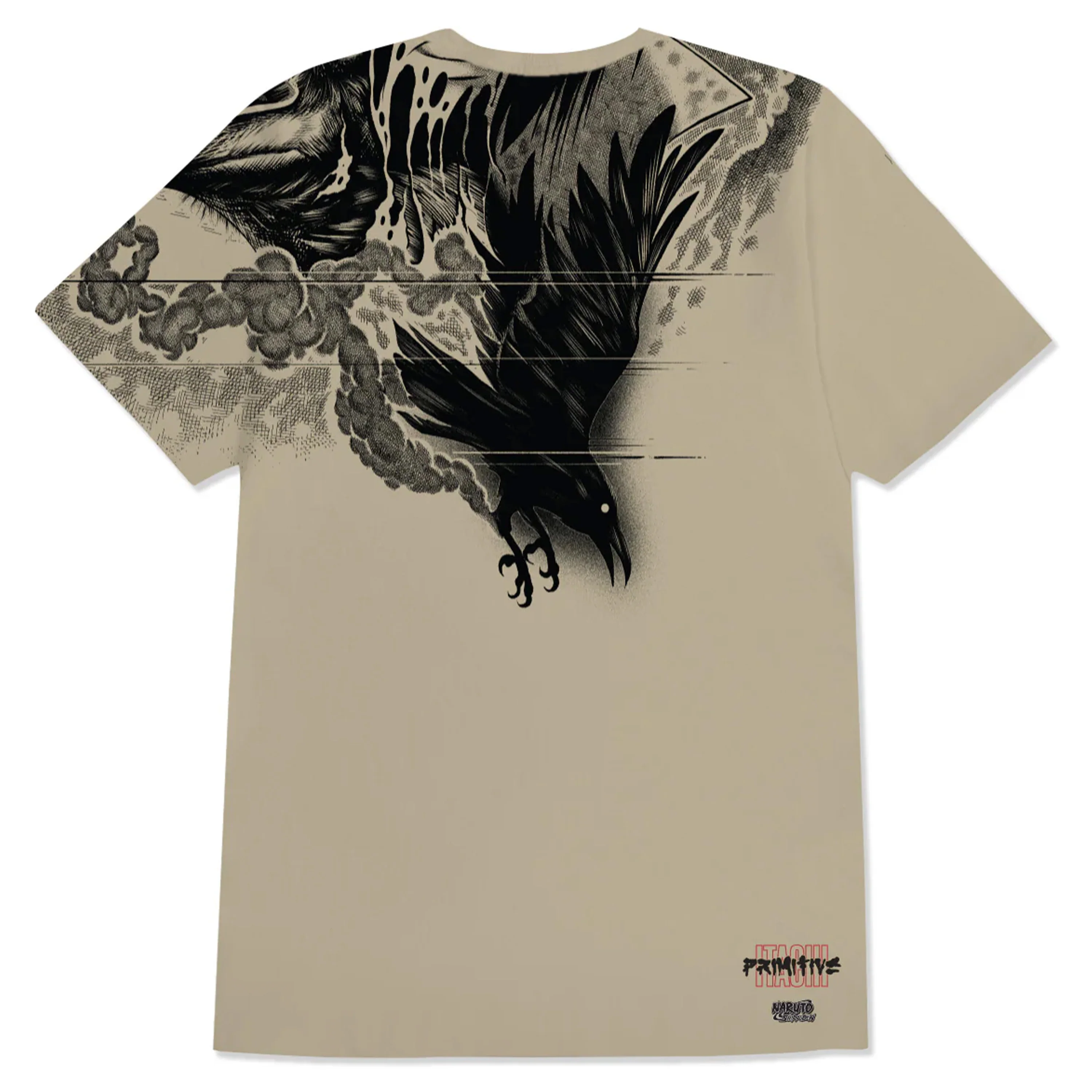 PRIMITIVE X NARUTO X PAUL JACKSON CLONES TEE SAND - Image 2