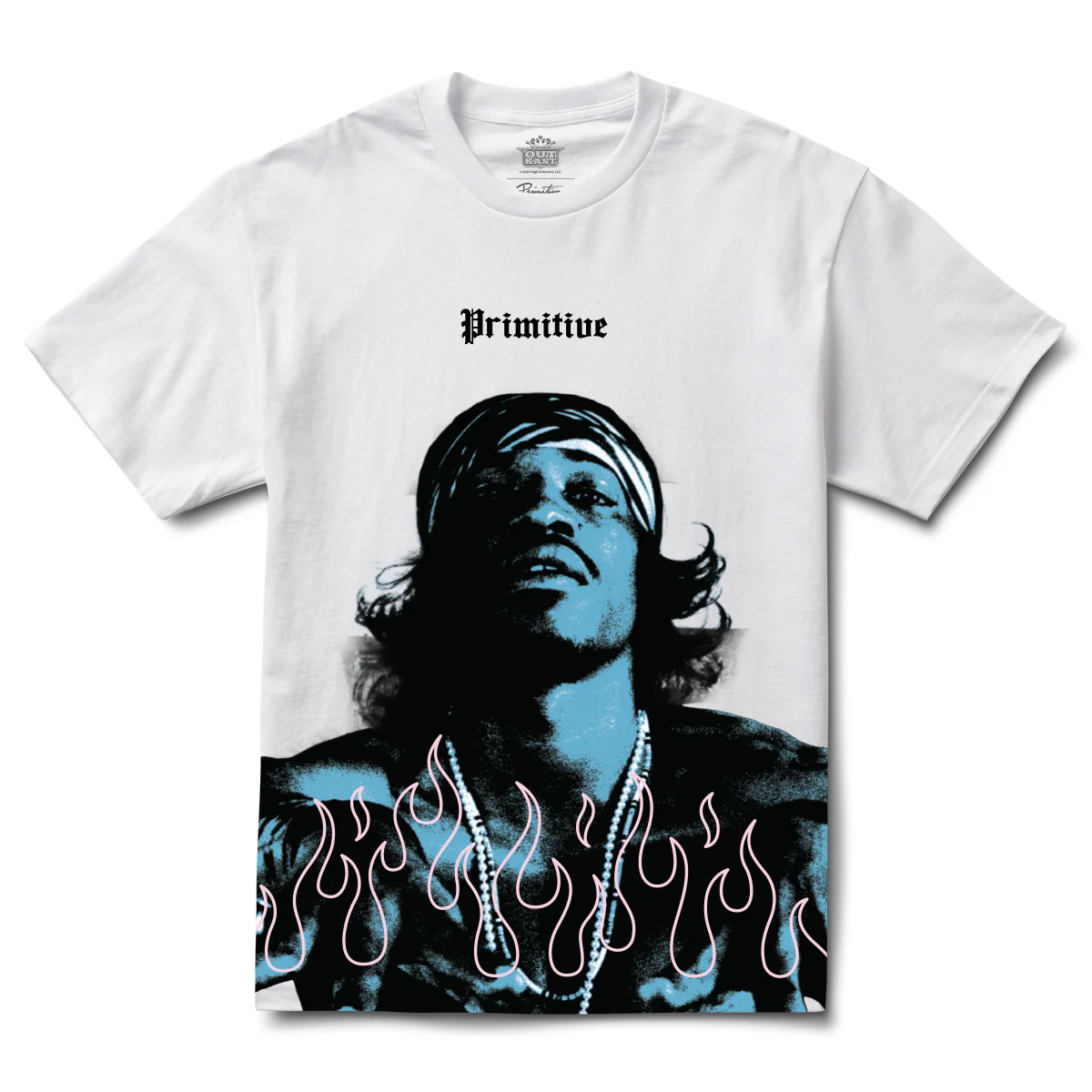 PRIMITIVE X OUTKAST DYNAMIC TEE WHITE