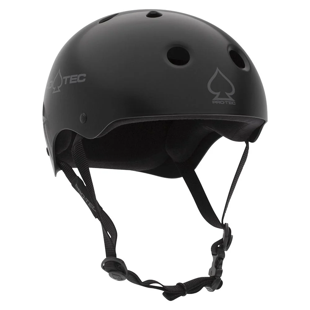 PRO-TEC CLASSIC MATTE BLACK HELMET - Image 4