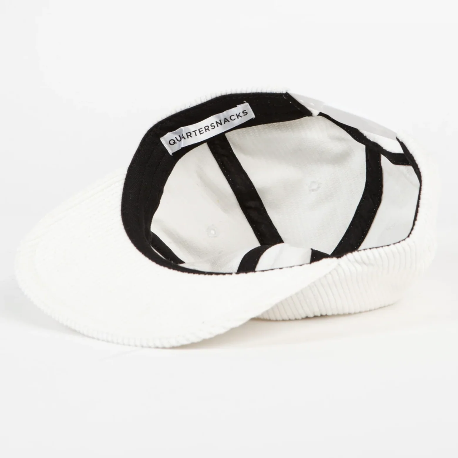 QUARTERSNACKS BALL IS LIFE CORD HAT WHITE - Image 2