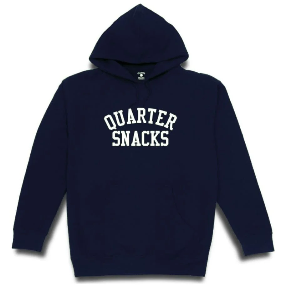 QUARTERSNACKS CLASSIC ARCH HOODIE NAVY