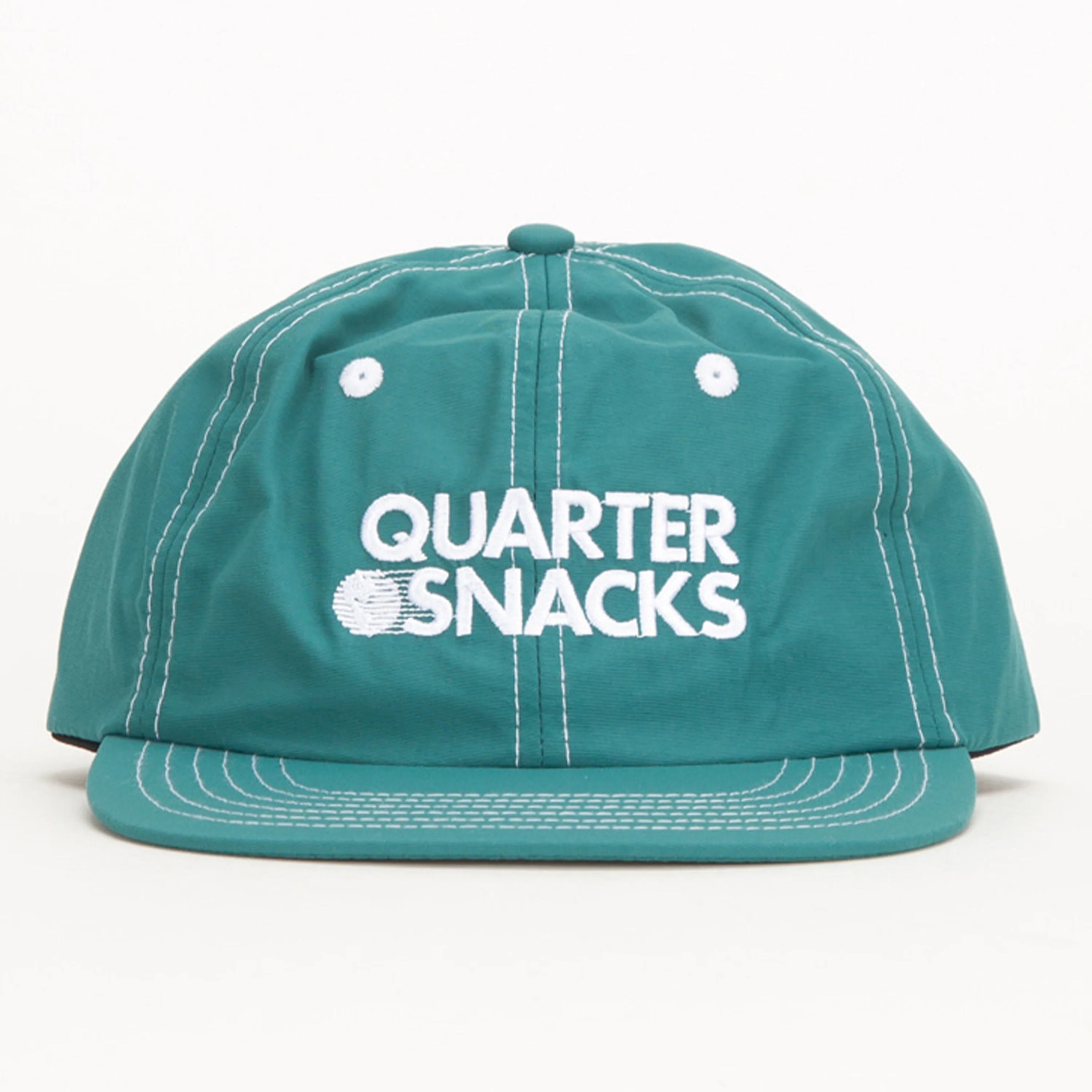 QUARTERSNACKS NYLON JOURNALIST CAP TEAL - Image 3