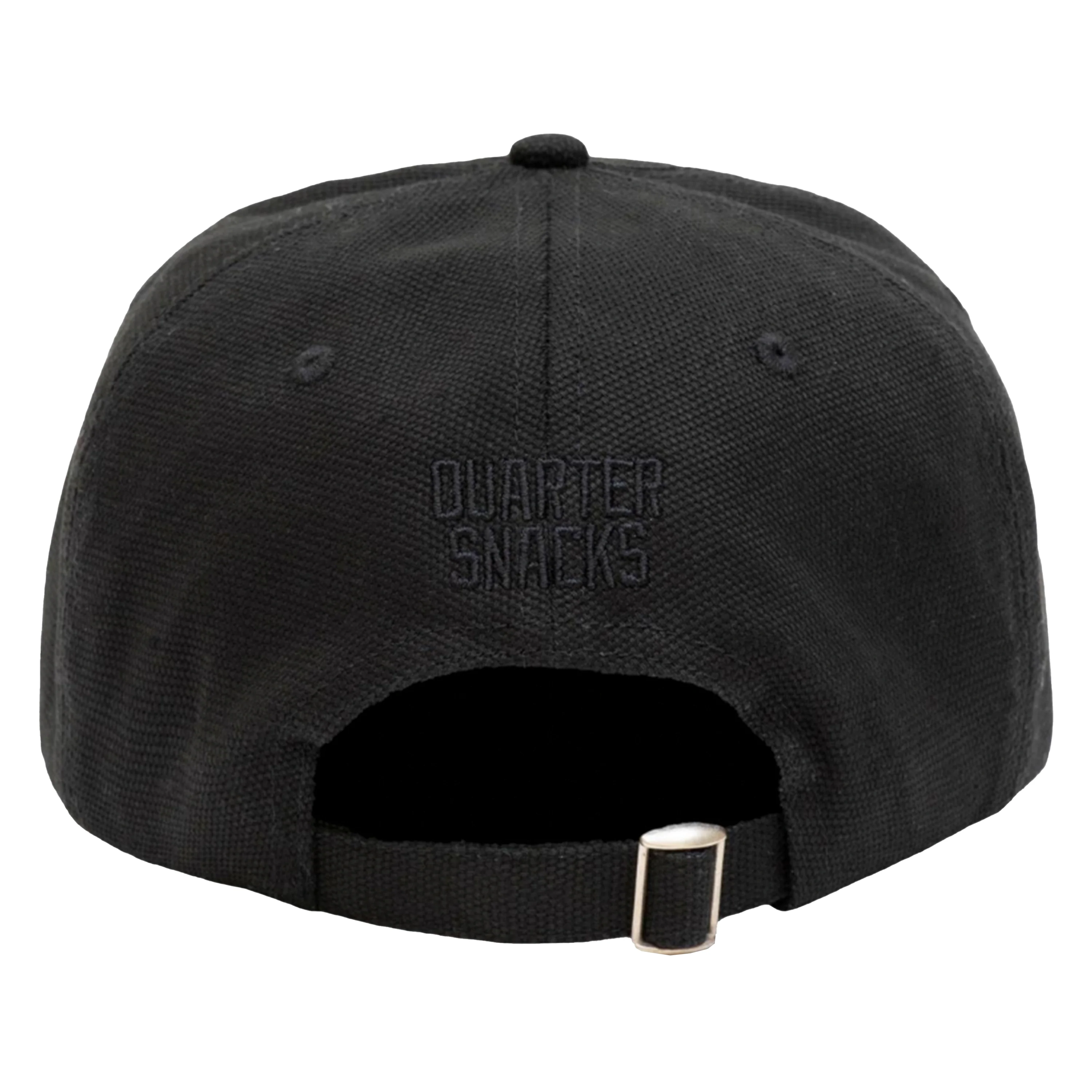 QUARTERSNACKS VARSITY CAP BLACK - Image 2