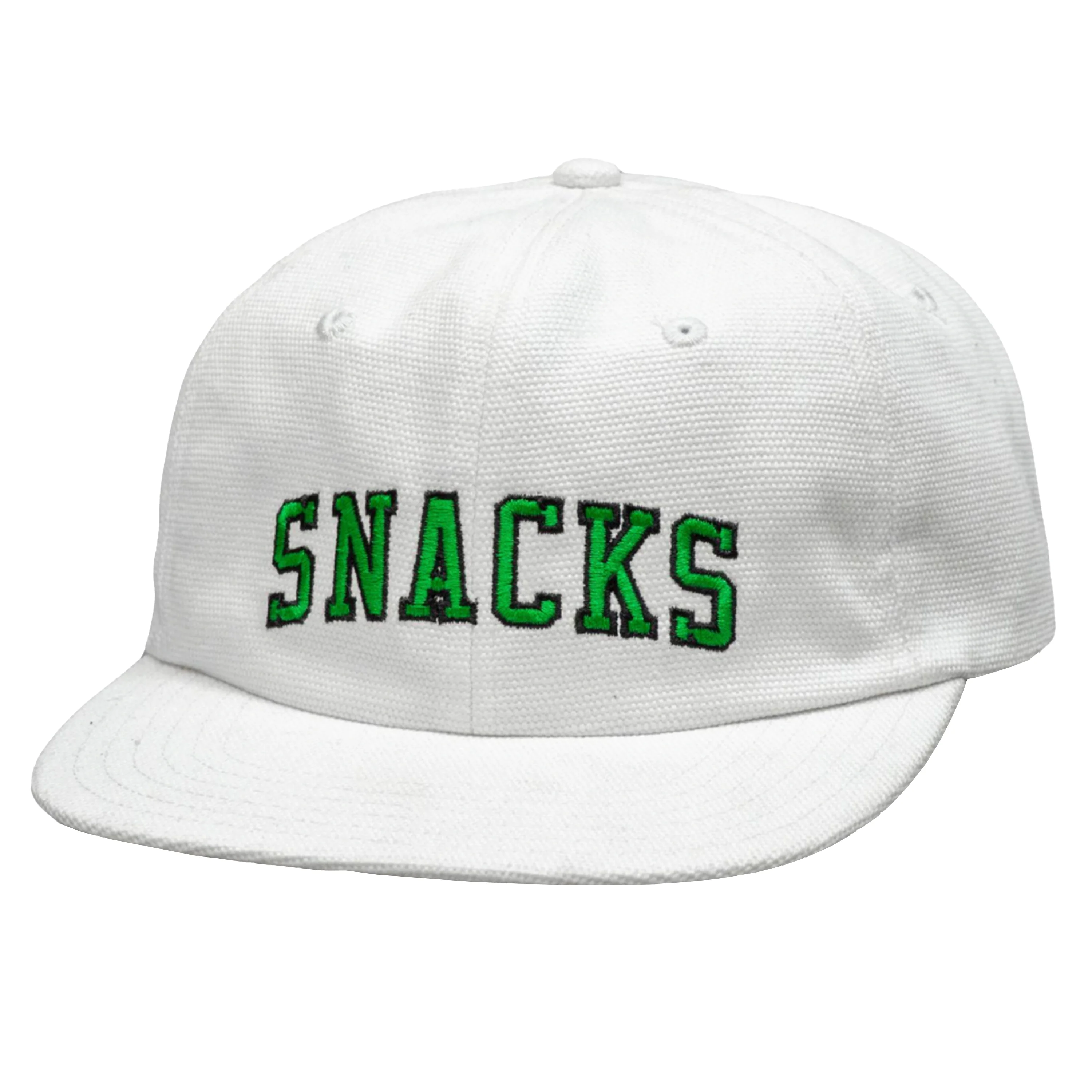 QUARTERSNACKS VARSITY CAP WHITE