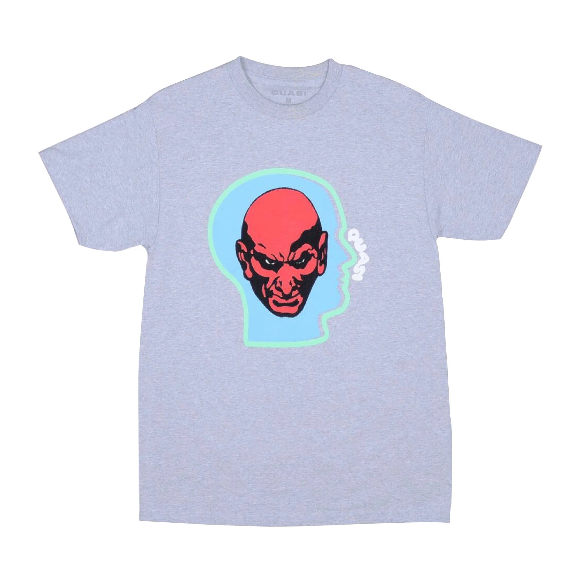 QUASI HEADS T-SHIRT ASH