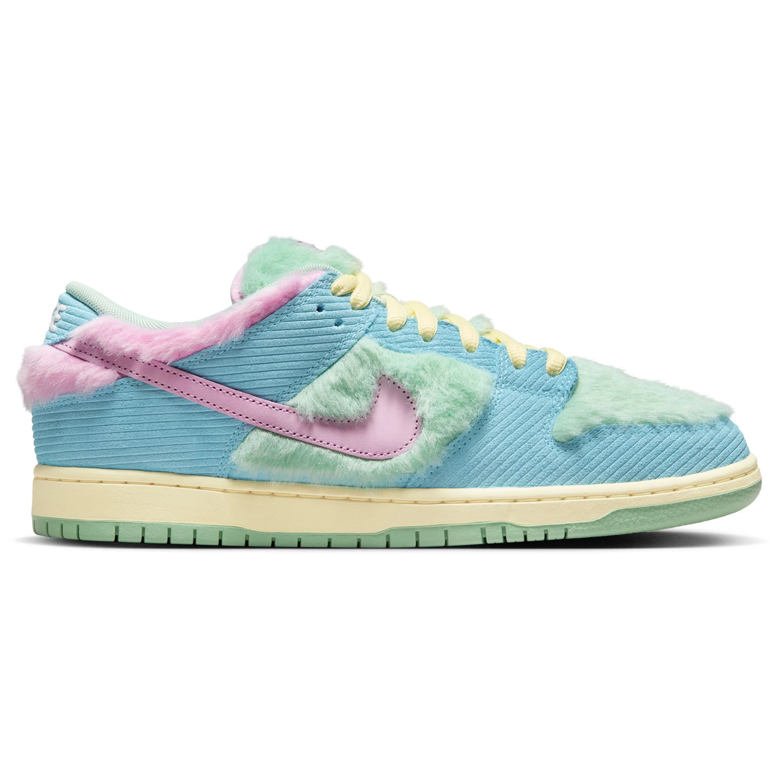 NIKE SB DUNK LOW PRO VERDY BLUE GAZE/ARCTIC PINK-BICYCLE YELLOW