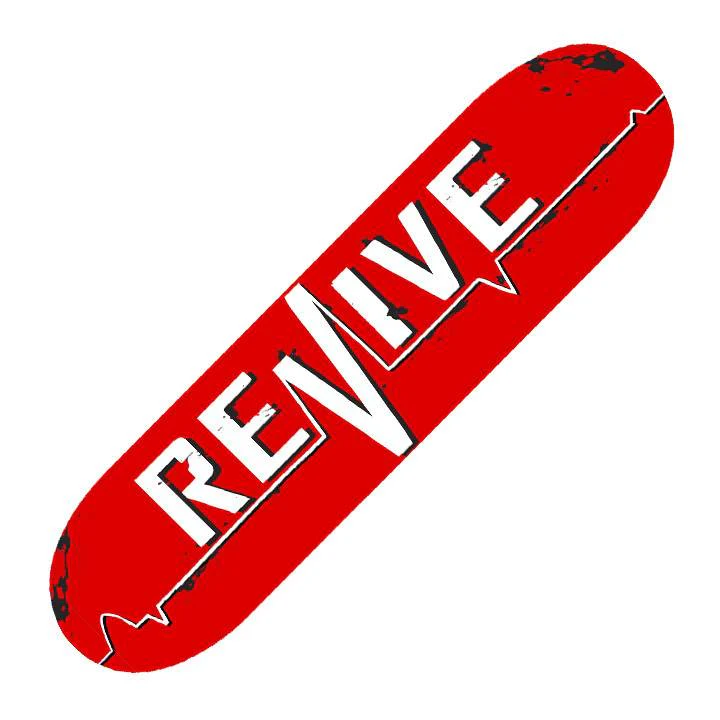 REVIVE SKATEBOARDS RED LIFELINE