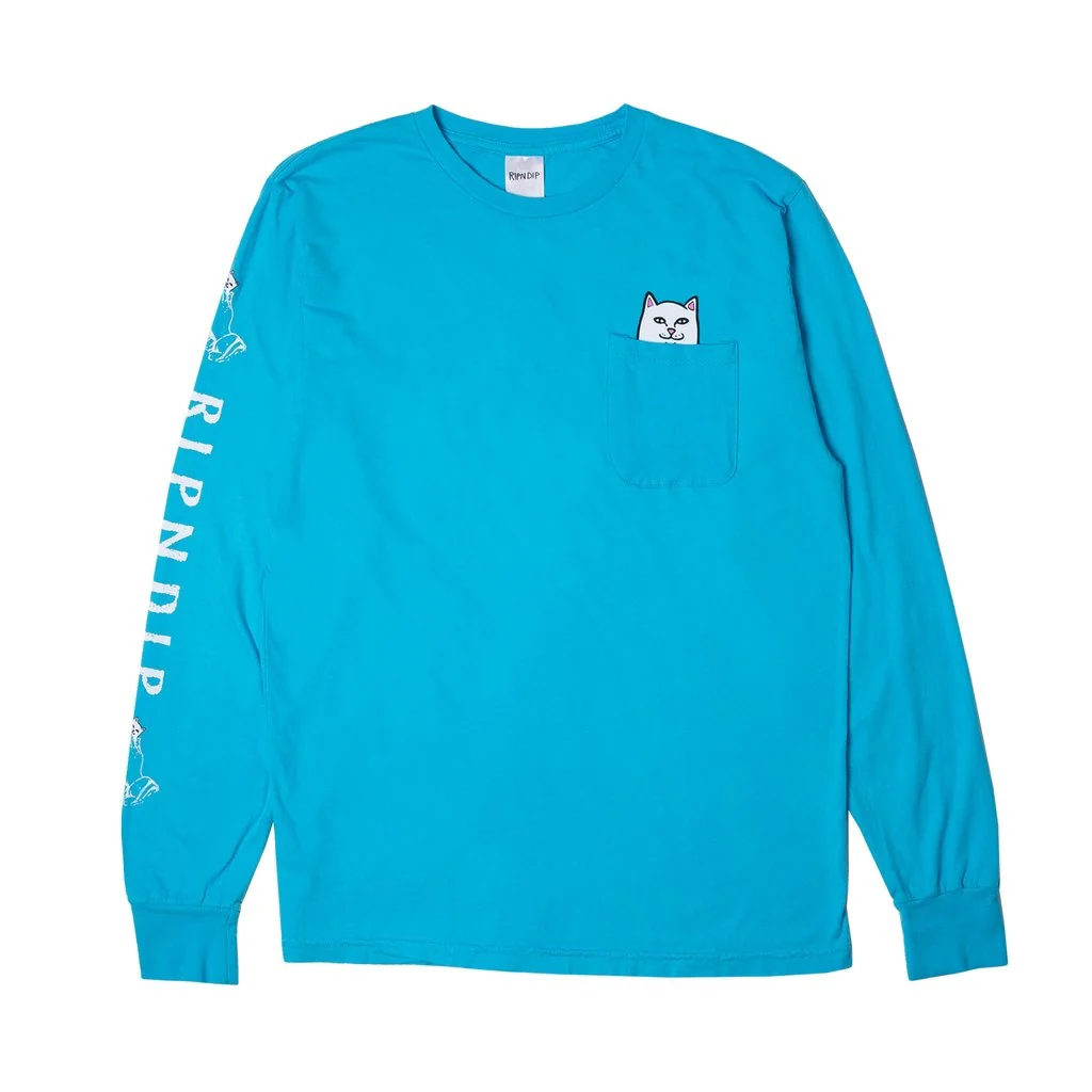 RIP N DIP LORD NERMAL LONG SLEEVE BLUE