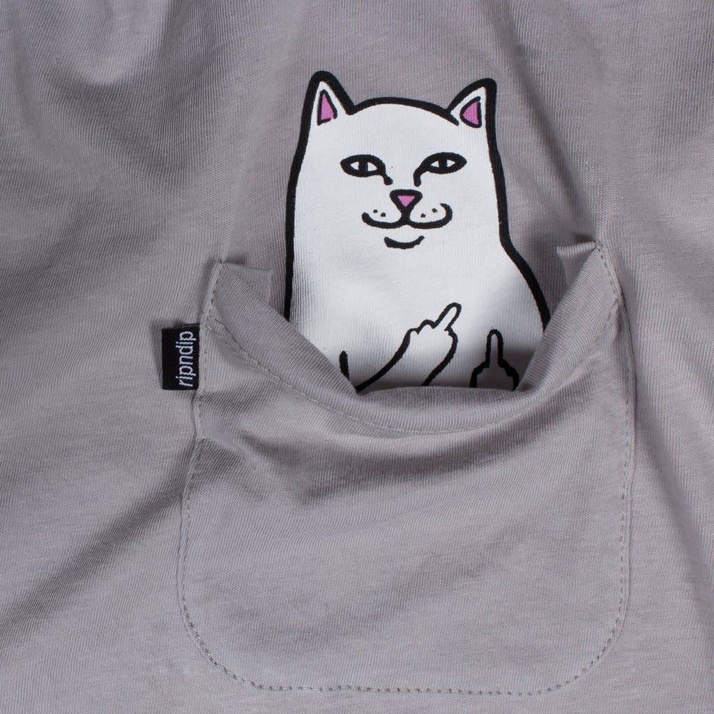 RIP N DIP LORD NERMAL POCKET TEE COOL GREY - Image 4