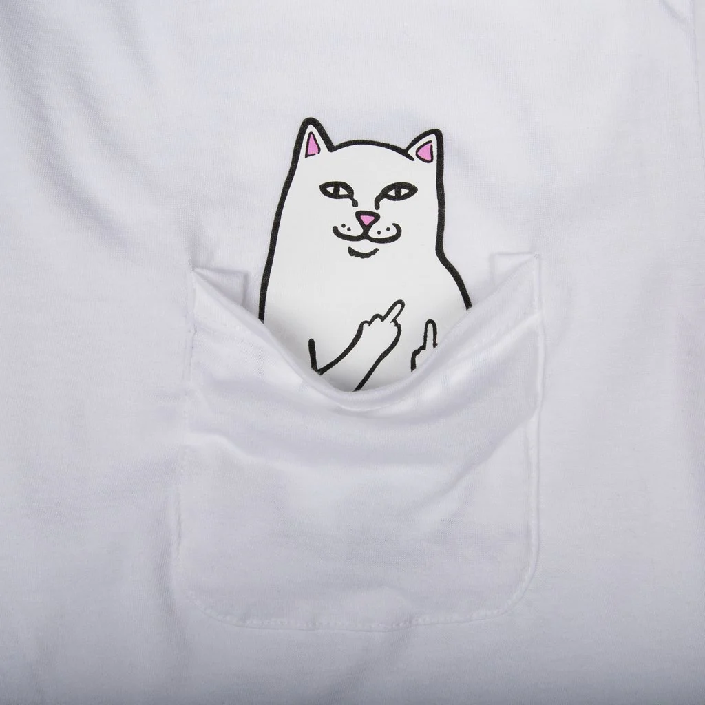 RIP N DIP LORD NERMAL POCKET TEE WHITE - Image 2