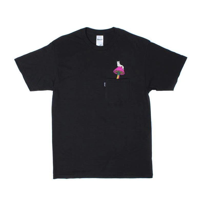 RIP N DIP PSYCHEDELIC NERMAL POCKET TEE BLACK - Image 2
