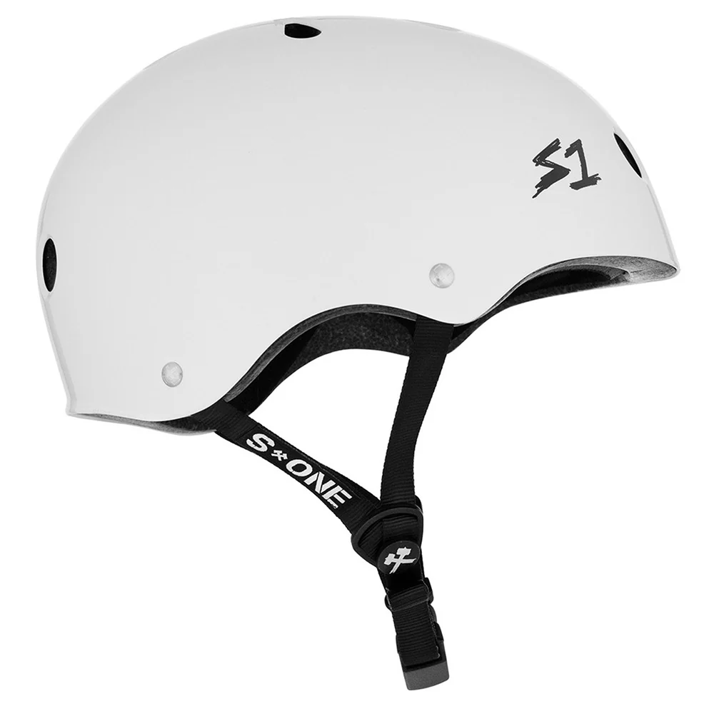 S1 MEGA LIFER GLOSS WHITE HELMET - Image 2