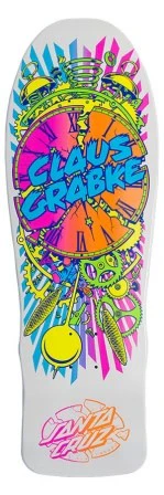 SANTA CRUZ GRABKE NEON EXPLODING CLOCK 10