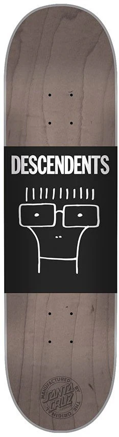 SANTA CRUZ DESCENDENTS MILO HEAD DECK W/ FREE  GRIPTAPE