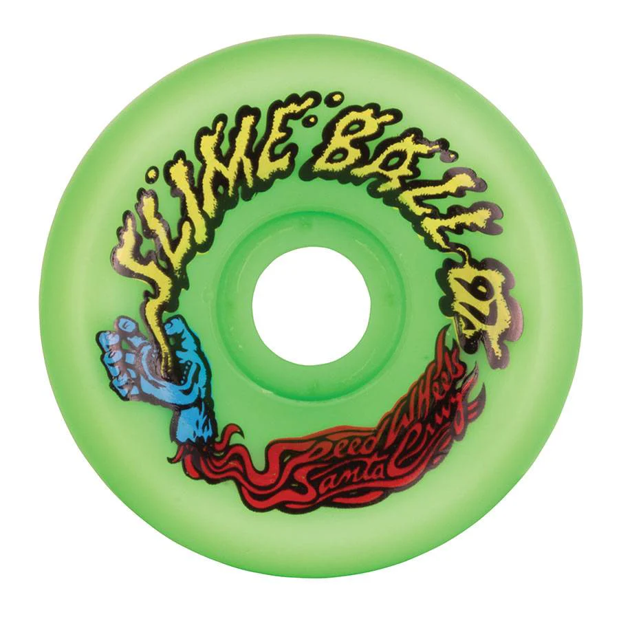 SANTA CRUZ SLIME BALL VOMITS 97A NEON GREEN