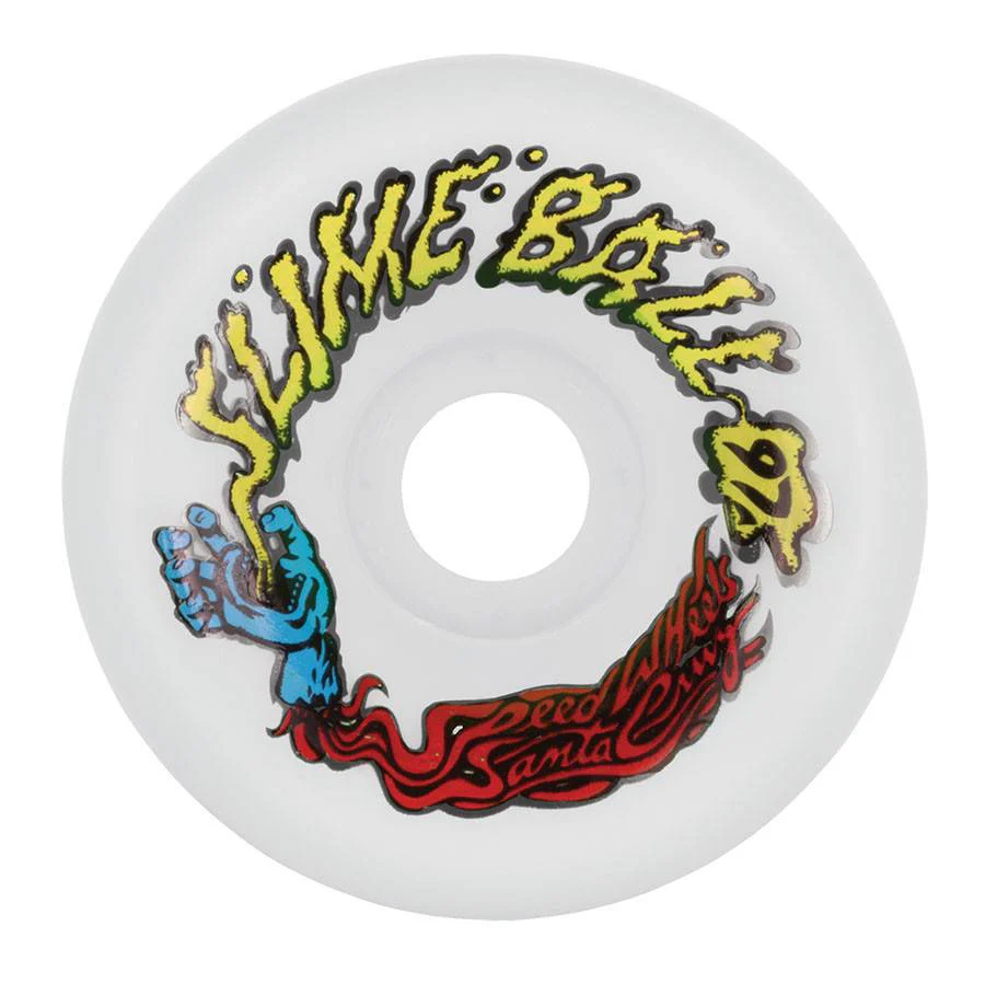 SANTA CRUZ SLIME BALL VOMITS 97A WHITE