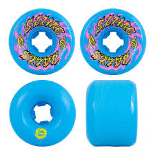 SANTA CRUZ SLIME BALL VOMITS 97A BLUE 60MM - Image 2