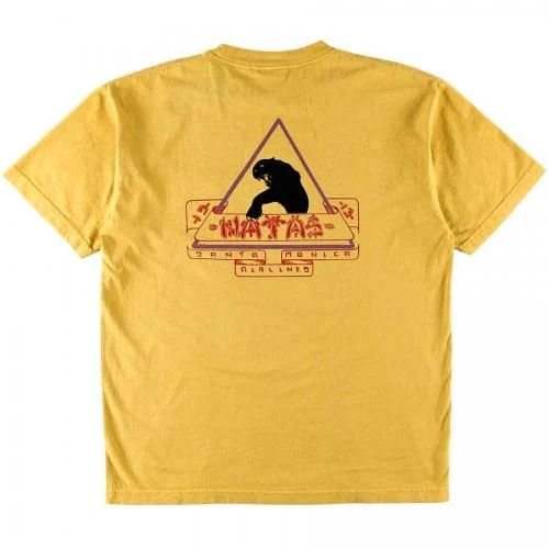 SMA NATAS 1ST DECK POCKET T-SHIRT YELLOW