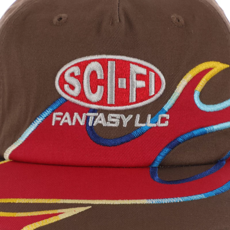 SCI-FI FANTASY FLAME LLC HAT BROWN - Image 2