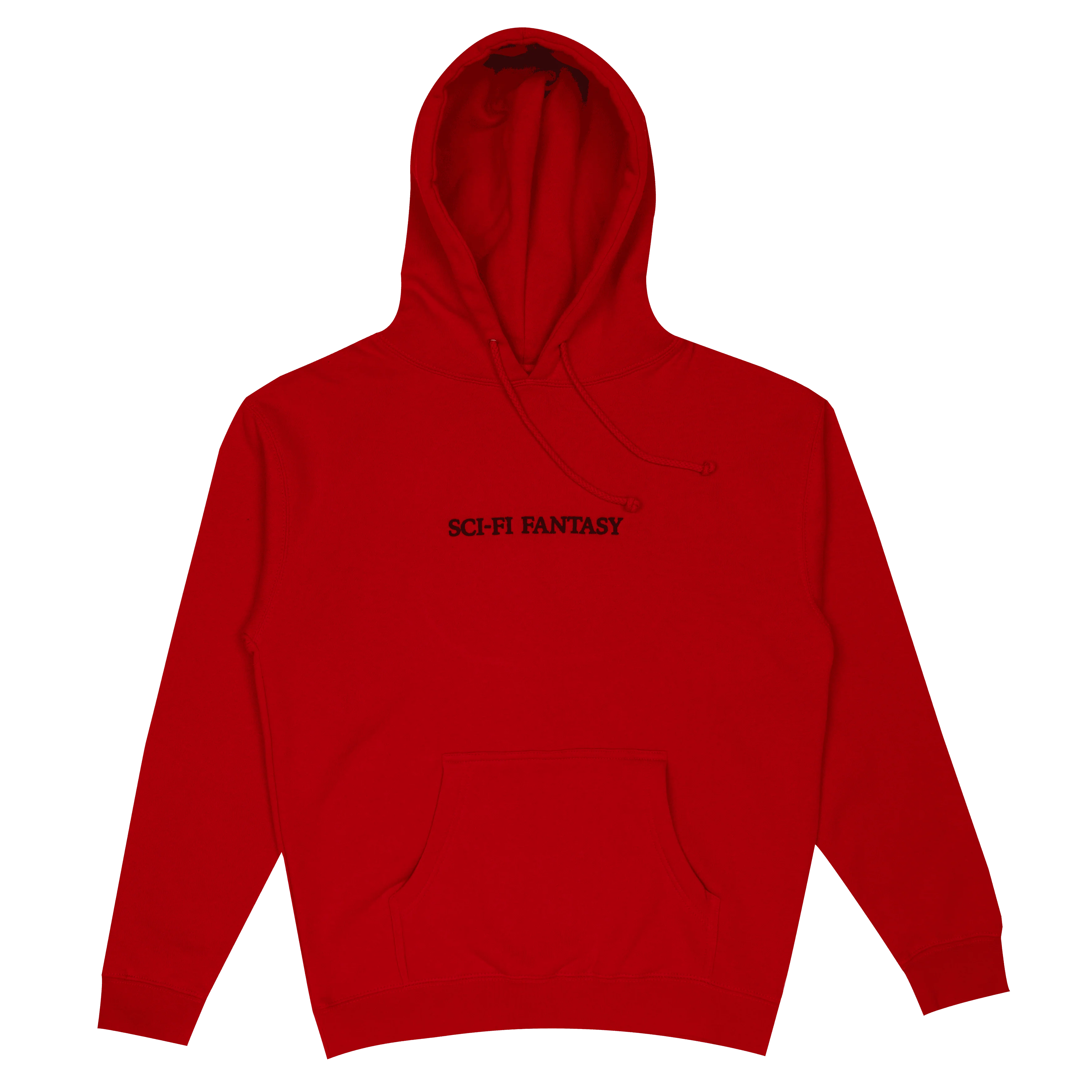 SCI-FI FANTASY LOGO HOODIE RED