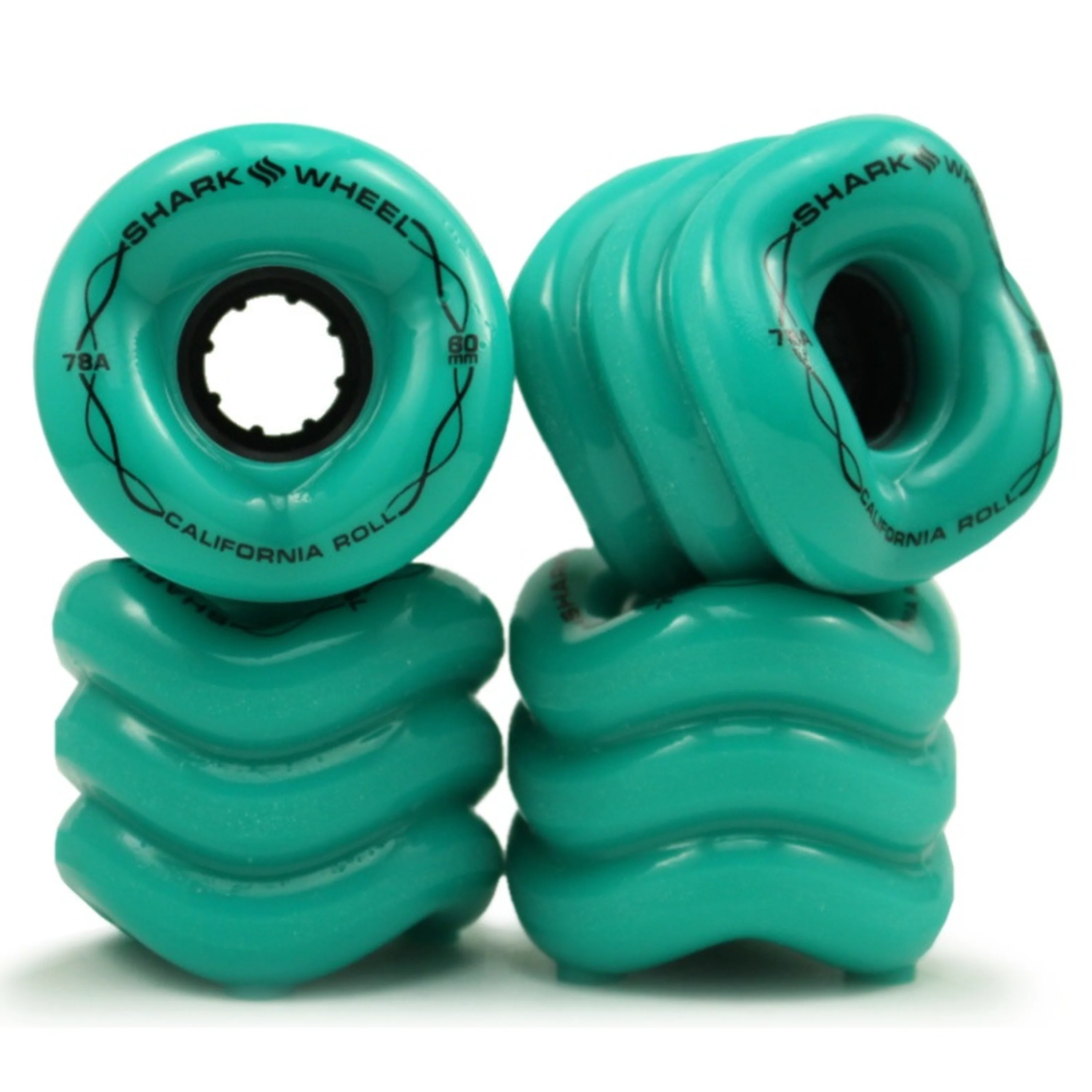 SHARK CALIFORNIA ROLL 60MM 78A TURQUOISE