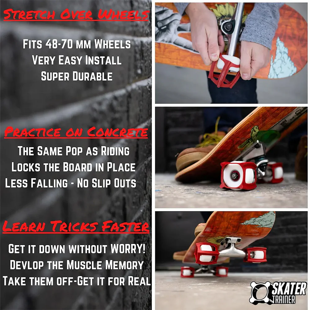 SKATE TRAINER SINGLE SET RED - Image 3