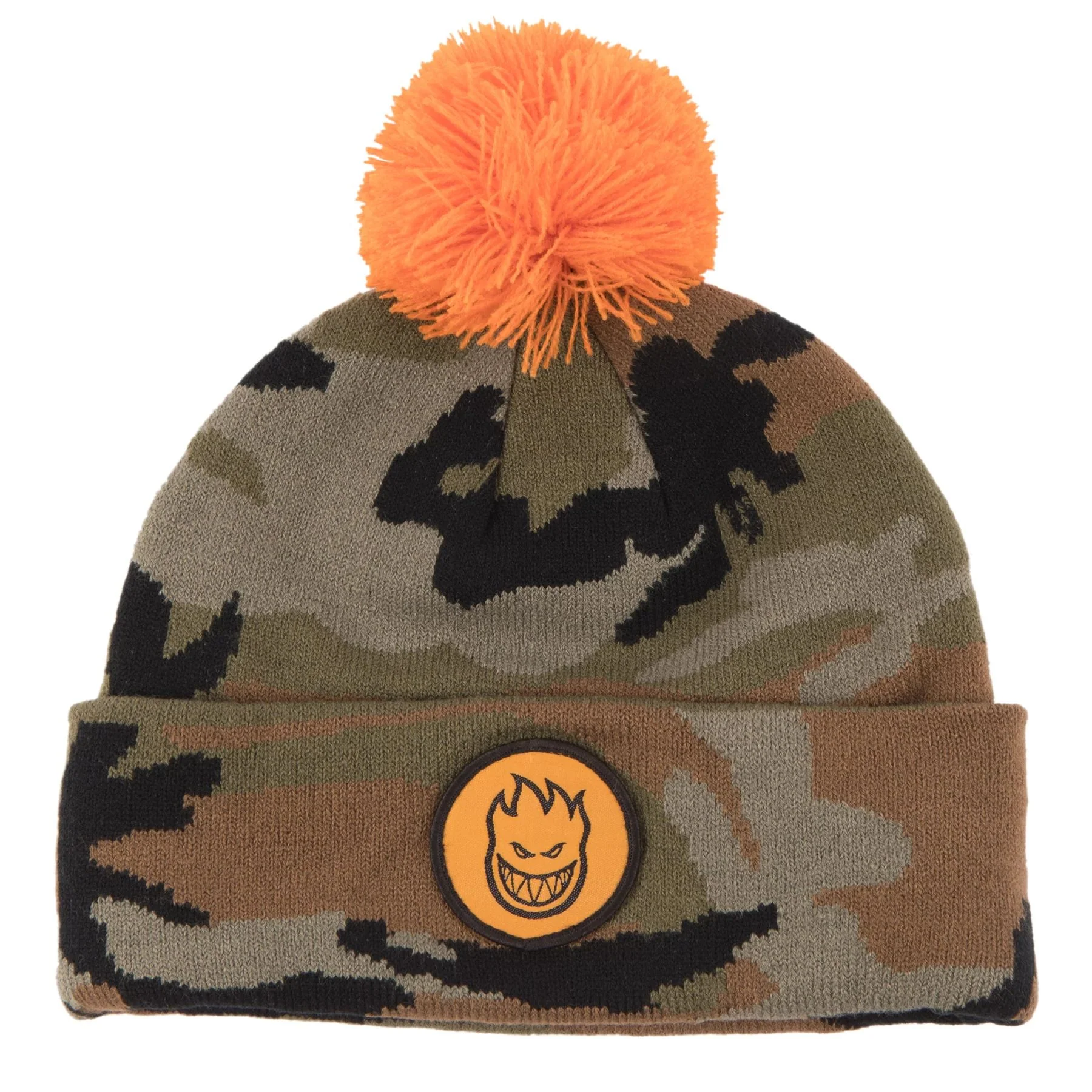 SPITFIRE BIGHEAD CIRCLE POMPOM BEANIE CAMO